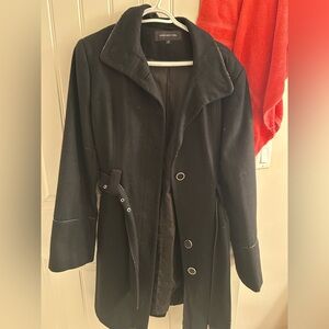 Jones New York Black Trench Coat